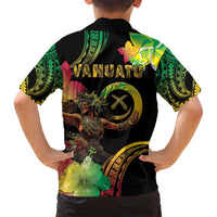 Halo Vanuatu Family Matching Puletasi and Hawaiian Shirt Beautiful Woman Dancing LT05 - Polynesian Pride