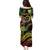 Halo Vanuatu Family Matching Puletasi and Hawaiian Shirt Beautiful Woman Dancing