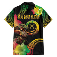 Halo Vanuatu Family Matching Tank Maxi Dress and Hawaiian Shirt Beautiful Woman Dancing LT05 - Polynesian Pride