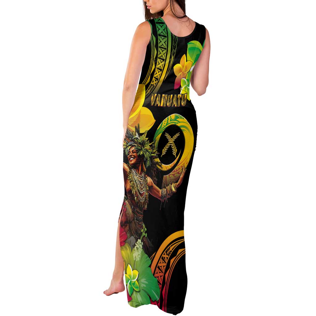 Halo Vanuatu Tank Maxi Dress Beautiful Woman Dancing