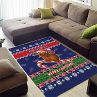New Zealand Christmas Area Rug Kiwi-sh You A Merry Christmas - Polynesian Pride