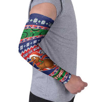 New Zealand Christmas Arm Sleeves Kiwi-sh You A Merry Christmas - Polynesian Pride