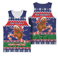 New Zealand Christmas Basketball Jersey Kiwi-sh You A Merry Christmas - Polynesian Pride