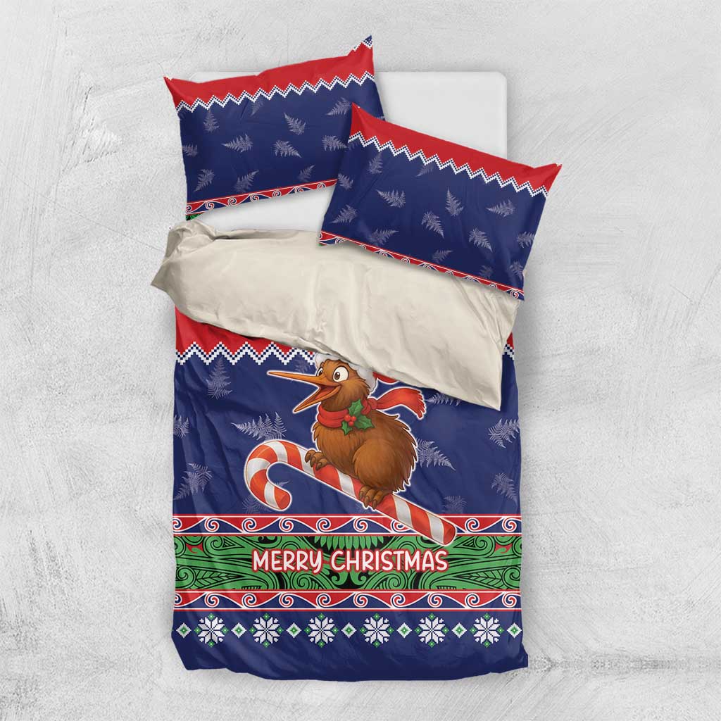 New Zealand Christmas Bedding Set Kiwi-sh You A Merry Christmas - Polynesian Pride