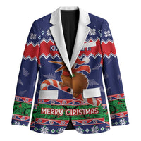 New Zealand Christmas Blazer Kiwi-sh You A Merry Christmas - Polynesian Pride