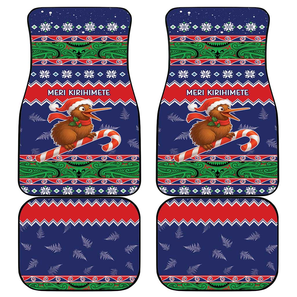 New Zealand Christmas Car Mats Kiwi-sh You A Merry Christmas - Polynesian Pride