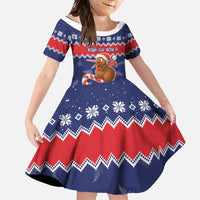 New Zealand Christmas Family Matching Long Sleeve Bodycon Dress and Hawaiian Shirt Kiwi-sh You A Merry Christmas - Polynesian Pride