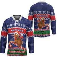 New Zealand Christmas Hockey Jersey Kiwi-sh You A Merry Christmas - Polynesian Pride