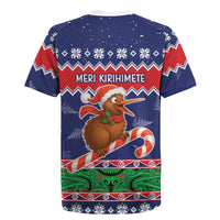 New Zealand Christmas Rugby Jersey Kiwi-sh You A Merry Christmas - Polynesian Pride