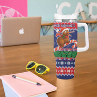 New Zealand Christmas Tumbler With Handle Kiwi-sh You A Merry Christmas - Polynesian Pride