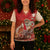 Hawaii Funny Christmas Knitted V-Neck Vest Santa Surfing With Tapa Pattern - Polynesian Pride