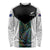 Custom New Zealand Fern Rugby Long Sleeve Shirt World Cup 2023 Paua Shell Maori Pattern LT05 Unisex White - Polynesian Pride