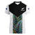 Custom New Zealand Fern Rugby Women V Neck T Shirt World Cup 2023 Paua Shell Maori Pattern LT05 Female White - Polynesian Pride