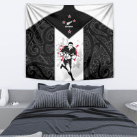 New Zealand Player Rugby Tapestry World Cup 2023 Maori Pattern LT05 - Polynesian Pride