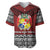 Personalised Tonga Constitution Day Baseball Jersey Tongan Kupesi Ngatu Pattern