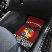 Tonga Constitution Day Car Mats Tongan Kupesi Ngatu Pattern