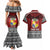 Personalised Tonga Constitution Day Couples Matching Mermaid Dress and Hawaiian Shirt Tongan Kupesi Ngatu Pattern