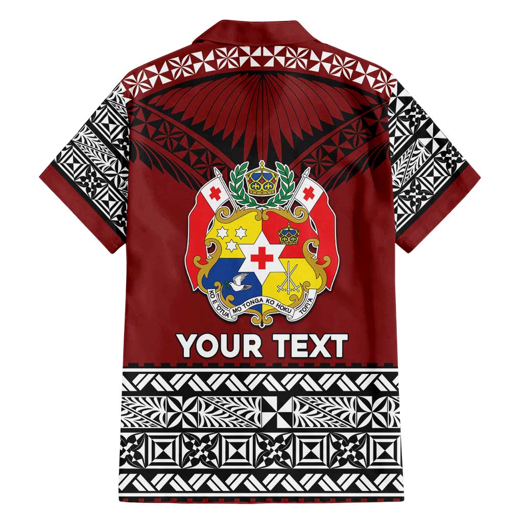 Personalised Tonga Constitution Day Family Matching Tank Maxi Dress and Hawaiian Shirt Tongan Kupesi Ngatu Pattern