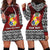 Personalised Tonga Constitution Day Hoodie Dress Tongan Kupesi Ngatu Pattern