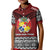 Personalised Tonga Constitution Day Kid Polo Shirt Tongan Kupesi Ngatu Pattern