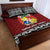 Tonga Constitution Day Quilt Bed Set Tongan Kupesi Ngatu Pattern