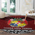 Tonga Constitution Day Round Carpet Tongan Kupesi Ngatu Pattern