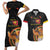 Papua New Guinea Tok Pisin Wik Couples Matching Short Sleeve Bodycon Dress and Hawaiian Shirt Land Of The Unexpected