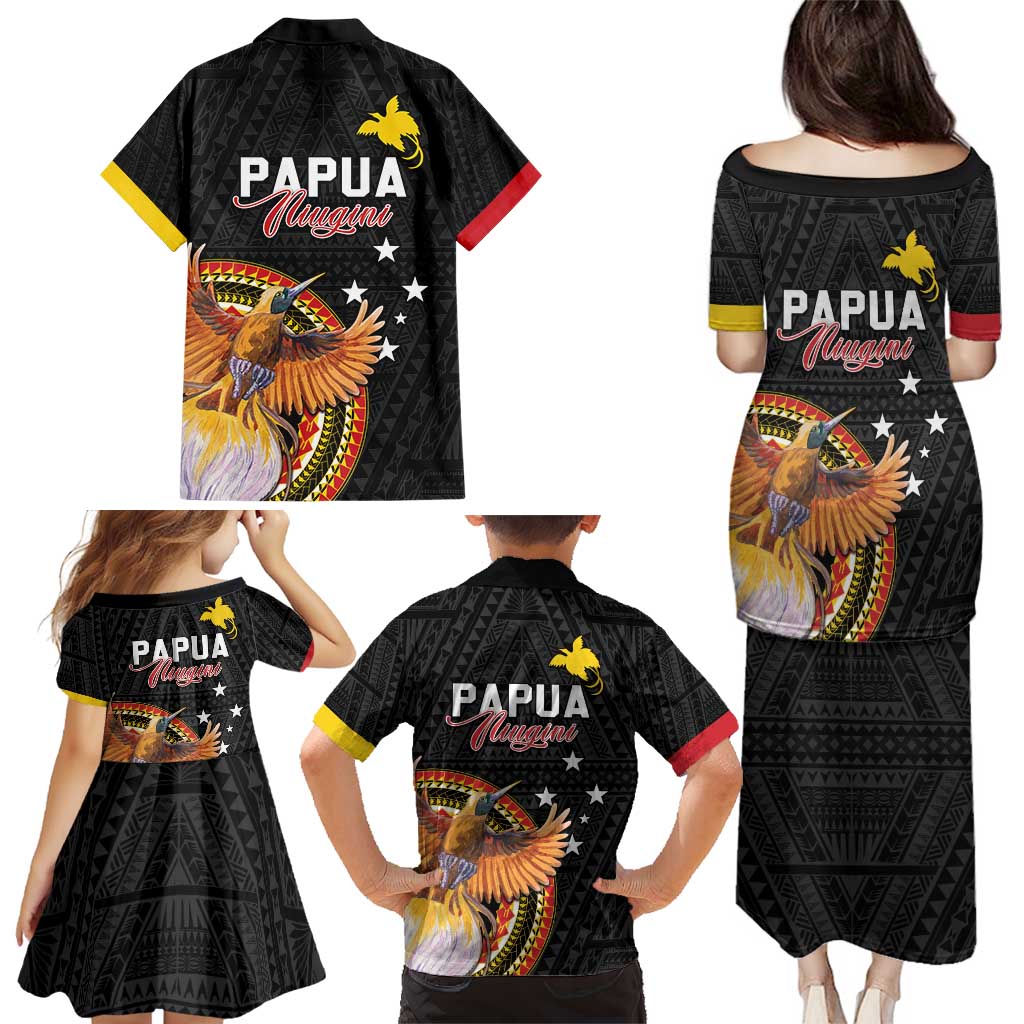 Papua New Guinea Tok Pisin Wik Family Matching Puletasi and Hawaiian Shirt Land Of The Unexpected LT05 - Polynesian Pride