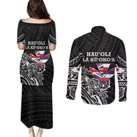 Hawaii November 28th Is My Independence Day Couples Matching Puletasi and Long Sleeve Button Shirt