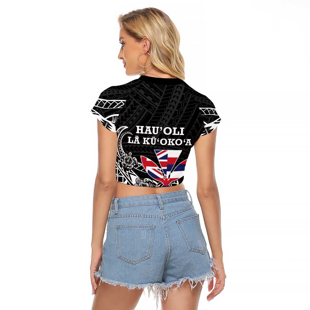 Hawaii November 28th Is My Independence Day Raglan Cropped T Shirt
