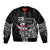 Hawaii November 28th Is My Independence Day Sleeve Zip Bomber Jacket