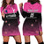 Custom New Zealand Women Cricket Hoodie Dress Pink Simple Style