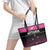 New Zealand Women Cricket Leather Tote Bag Pink Simple Style