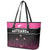 New Zealand Women Cricket Leather Tote Bag Pink Simple Style