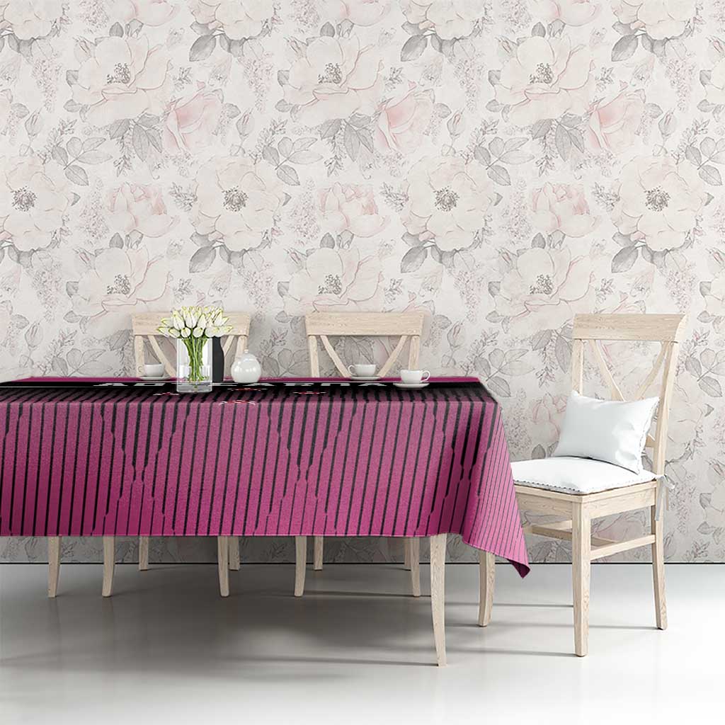 New Zealand Women Cricket Tablecloth Pink Simple Style