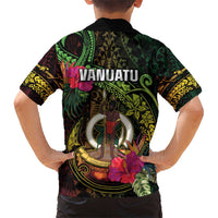 Vanuatu Kid Hawaiian Shirt Be Strong Pray For Port Vila