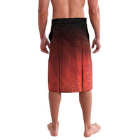 Hawaii and Japan Together Lavalava Polynesian Art Tattoo With Cranes And Sakura LT05 - Polynesian Pride
