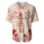 Siva Samoa Baseball Jersey Samoan Taupou With Polynesian Pattern LT05 Beige - Polynesian Pride