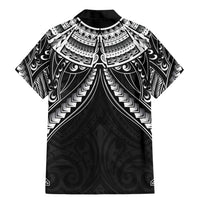 New Zealand Morepork Family Matching Mermaid Dress and Hawaiian Shirt Maori Pattern Black