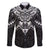 New Zealand Morepork Family Matching Mermaid Dress and Hawaiian Shirt Maori Pattern Black