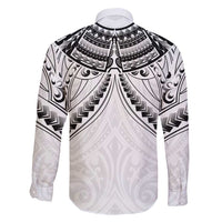 New Zealand Morepork Family Matching Summer Maxi Dress and Hawaiian Shirt Maori Pattern White