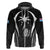 Custom Fiji Rugby Hoodie Fijian Warrior Black