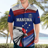 Custom Samoa Rugby Hawaiian Shirt Manuma Ptilinopus Perousii