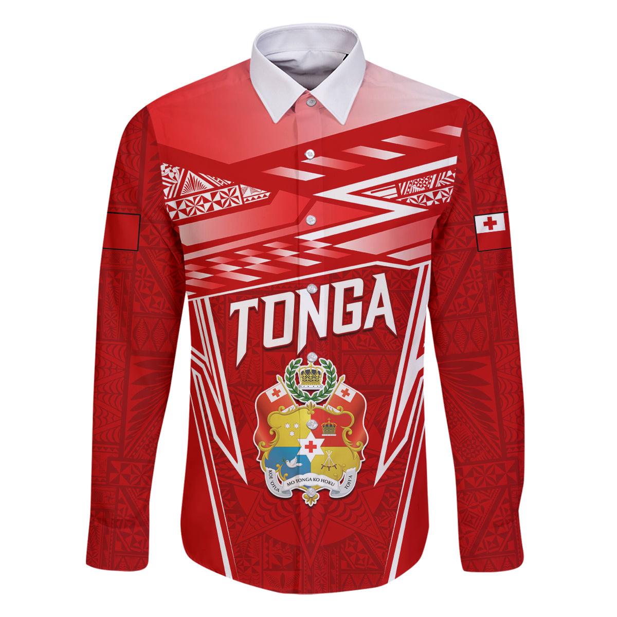 Custom Tonga Rugby Family Matching Tank Maxi Dress and Hawaiian Shirt Kupesi Ngatu Pattern
