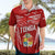 Custom Tonga Rugby Hawaiian Shirt Kupesi Ngatu Pattern