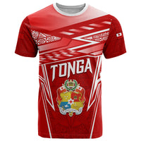 Custom Tonga Rugby T Shirt Kupesi Ngatu Pattern