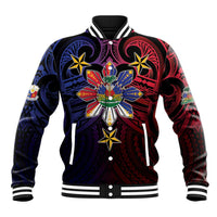 Haiti Philippines Baseball Jacket Haitian Coat Of Arms With Filipino Sun