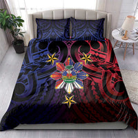 Haiti Philippines Bedding Set Haitian Coat Of Arms With Filipino Sun