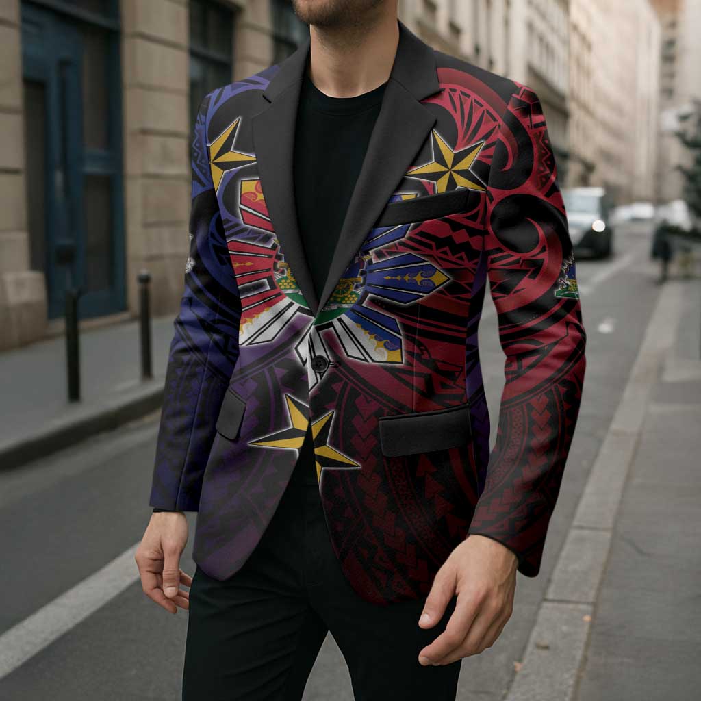 Haiti Philippines Blazer Haitian Coat Of Arms With Filipino Sun