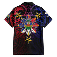 Haiti Philippines Hawaiian Shirt Haitian Coat Of Arms With Filipino Sun